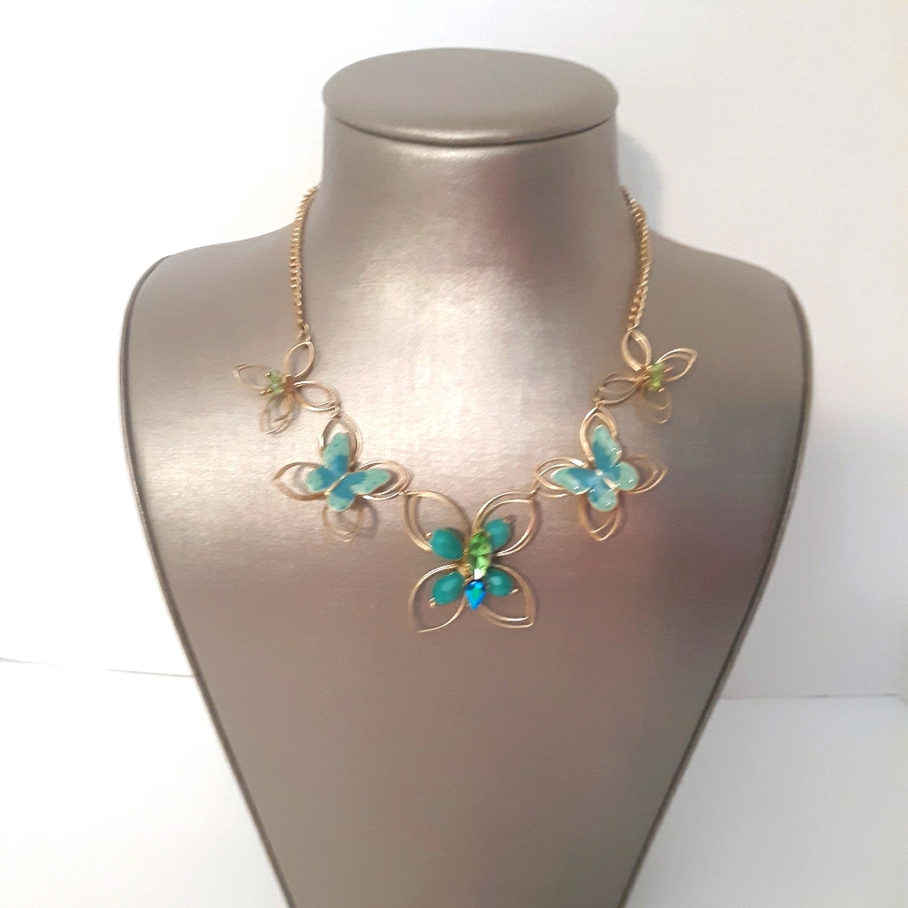 Carol dauplaise Butterfly Necklace
